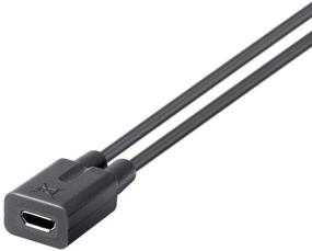 img 2 attached to 💻 Micro USB Female Splitter Cable to Dual Micro USB Male Connectors by Electop