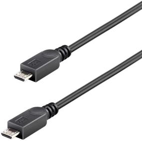 img 1 attached to 💻 Micro USB Female Splitter Cable to Dual Micro USB Male Connectors by Electop