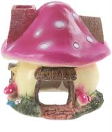 emours adorable mushroom house air bubbler aerator for fish tank aquarium: stunning aquatic decoration and ornament logo