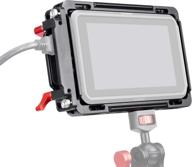 🔆 каркас монитора andycine с защитным козырьком от солнца для atomos ninja v и atomos shinobi, оснащенный встроенными пазами nato и зажимом для hdmi-кабеля. логотип