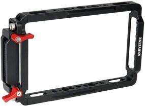 img 3 attached to 🔆 ANDYCINE Monitor Cage with Sunhood for Atomos Ninja V and Atomos Shinobi, Featuring Built-in NATO Rails and HDMI Cable Clamp