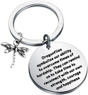 🦋 ensianth dragonfly keychain: a meaningful gift to inspire, encourage, and delight dragonfly lovers logo