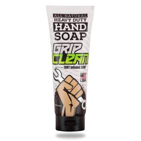 img 4 attached to 🛠️ Grip Clean: Heavy Duty Hand Cleaner for Auto Mechanics & Industrial Work - Dirt-Infused Hand Soap to Absorb Grease/Oil, Stains & More. All-Natural, Moisturizing & Lime Scented (Squeeze Tube)