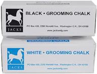 jacks manufacturing equine grooming chalk logo