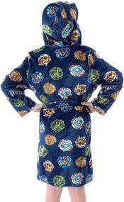 img 2 attached to Beyblade Spinner Graphic Fleece Bathrobe