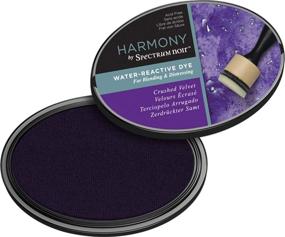 img 1 attached to 🌊 Water Reactive Ink Pad, Crushed Violet - Spectrum Noir Harmony Velvet