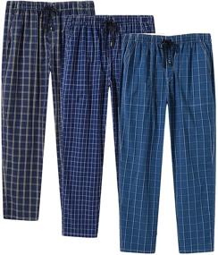 img 4 attached to 👖 MoFiz Bottoms - Classic Nightwear for Men: Lightweight Clothing for Sleep & Lounge