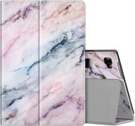 📱 fintie pu leather case for dragon touch notepad 102, pritom tronpad l10 10-inch tablet - premium protective stand cover, suitable for yestel t5, blackview tab8 10.1” android tablet (marble pink) logo