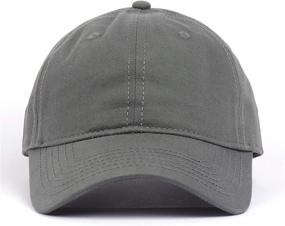 img 3 attached to 🧢 Oversize XXL Baseball Caps for Big Heads: Zylioo Adjustable Dad Caps - 22"-25.5", Extra Large Low Profile Golf Hats
