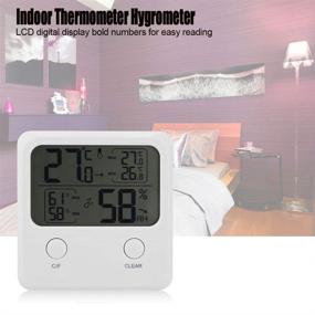 img 2 attached to Fdit Thermometer Electronic Hygrometer Temperature