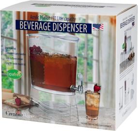 img 1 attached to 🧃 Optimized Search: Creative Bath BEV14CLR Beverage Dispenser - Enhancing Your Beverage Dispensing Experience