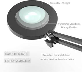 img 2 attached to YOUKOYI Magnifying Metal Swing Magnifier Lighting & Ceiling Fans