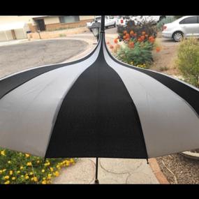 img 1 attached to ☂️ Outgeek Pagoda Parasol: Premium Umbrella for Optimal Protection