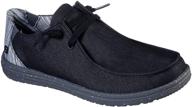 👞 grey slip-on skechers melson chad men's shoes logo