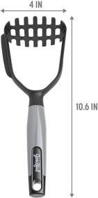 img 2 attached to Goodful Potato Masher: Sturdy and Heat Resistant Nylon Gadget, Safe for Non-Stick Cookware