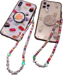 img 2 attached to Girls' Rainbow Bracelet Keychain HiveSun Lanyard - Trendy Jewelry for Women