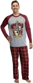 img 3 attached to 🧙 Harry Potter Raglan Sleepwear Top