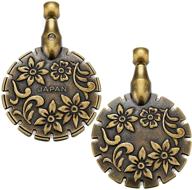 🧵 antique gold metal thread cutter pendants - essential diy sewing tools logo