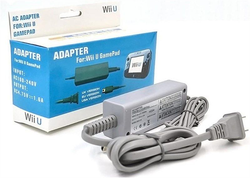 Wii U Gamepad Charger, AC Power Adapter Charger for Nintendo Wii U Gamepad  Remote Controller