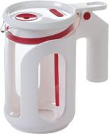 🍵 dormco ps-92 microwave whistle tea kettle in white, 7 inches logo