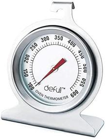 img 4 attached to 🌡️ Clear Dial Oven Thermometer: Accurate Reading, Easy to Read, Hang or Stand in Oven