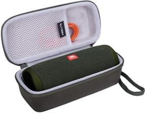 img 4 attached to LTGEM Жесткий футляр EVA для водонепроницаемого портативного Bluetooth-динамик JBL FLIP 5 (зеленый)