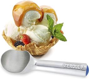 img 3 attached to 🍦 Zeroll 1012 Original Ice Cream Scoop: Convenient Heat Conductive Handle, 24 Scoops per Gallon, Made in USA - 3-Ounce Silver Design