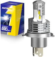 🏍️ upgrade your motorbike lighting with autoone h4 9003 led bulb – 6000lm, error-free, cool white 6000k – pack of 1 logo