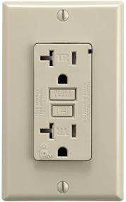 img 1 attached to Gfci Receptacle Tamper Resistant Ivory