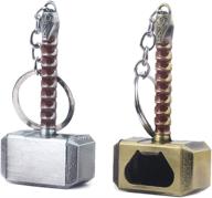 🔑 pack of 2 nidavellir mjolnir keychain bottle логотип