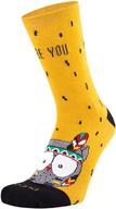 🧦 multicolored cotton women's socks with yellow owl design - stylish, colorful & comfy yellow cotton socks for women logo