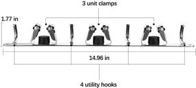 img 3 attached to 🚽 Stainless Steel Bathroom Organizer by Kmeivol Organization