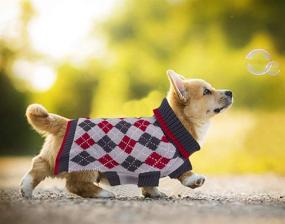 img 3 attached to 🐶 Stay Cozy with PETCEE Dog Sweater: Warm Winter Clothes Coats for Medium Large Dogs - Size L