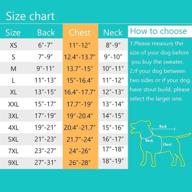 🐶 stay cozy with petcee dog sweater: warm winter clothes coats for medium large dogs - size l логотип