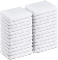 🛀 towels n more 24 bar mop towels: premium 16x19 restaurant kitchen towels, 31oz commercial grade towels in white logo