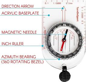 img 2 attached to 🧭 Ultimate Guide to Boy Scout Compass Hiking Backpack - Orienteering Compass Kids Camping Kit for Navigation and Survival