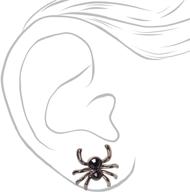 claires halloween gemstone spider earrings logo
