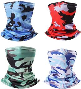 img 4 attached to 🧣 Washable Boys' Bandanas for Cold Weather - SG SUGU Children's Accessories