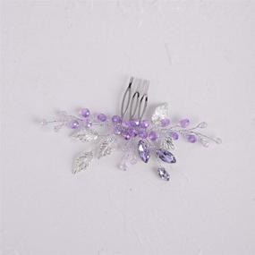 img 2 attached to YERTTER Wedding Crystal Accessories Bridesmaid