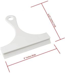 img 1 attached to 🚿 Premium White Shower Squeegee by Get Organized - Ideal for Shower Doors, Bathroom Windows, and Mirrors. Long-Lasting Rubber Blade Ensures Effortless Cleaning – Versatile, Smooth, and Streak-Free Drying for All Purposes