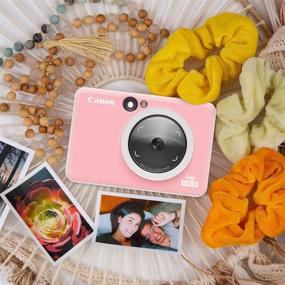 img 1 attached to 📸 Capture and Print Memories Instantly: Canon IVY CLIQ 2 - Mini Photo Printer in Petal Pink (Matte)