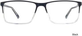 img 2 attached to 👓 ProEyes Leo Blue Light Blocking Glasses with Progressive Multifocal Readers, Anti-Reflective Resin Lens, 0 Power on Top Lens (Black, 2.25 x)