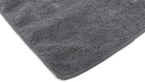 img 2 attached to 🔧 The Rag Company Mini-Miner: Premium Metal Polishing and Microfiber Detailing Towels - Ideal for Luxury Wheels and Soft Metals - 70/30 Blend, Dual-Pile, 365gsm, 10in x 10in - Grey (4-Pack)