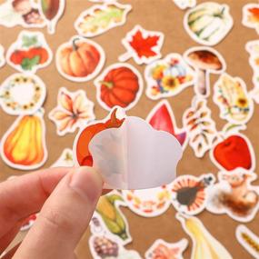 img 1 attached to 🍁 250 Cute Fall Stickers for Scrapbooks, Laptops, and DIY Crafts | Harvest, Thanksgiving, Pumpkin, Maple Leaf, Waterproof Autumn Decals | Journal Album, Scrapbook, and Craft Supplies