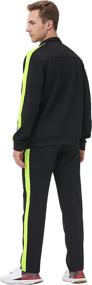 img 3 attached to 🏃 Ultimate Comfort: Novembers Chopin Black Green Men's Tracksuit - Perfect for Active Lifestyles
