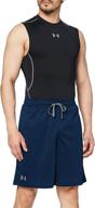 enhanced performance tech mesh shorts for men by under armour logo