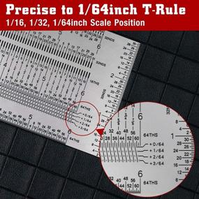 img 2 attached to 🔧 Efficient Precision Woodworking Stainless Positioning Carpenter Test, Measure & Inspect Tool