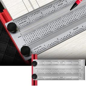 img 4 attached to 🔧 Efficient Precision Woodworking Stainless Positioning Carpenter Test, Measure & Inspect Tool