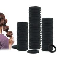 💇 50 pack black dreamlover hair ties - high-quality hair bands" logo
