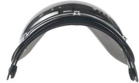 img 1 attached to 🚲 Enhance Your Style with the WANCAR Retro Motorcycle Bubble Visor Wind Shield Lens - Mirrored